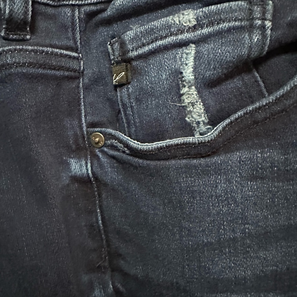 Kancan Exclusively for Maurices High-Waisted Flare Bootcut Jeans Dark Wash+size - Picture 13 of 16